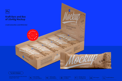 Download Glossy Snack Bar Mockup Top View Yellowimages