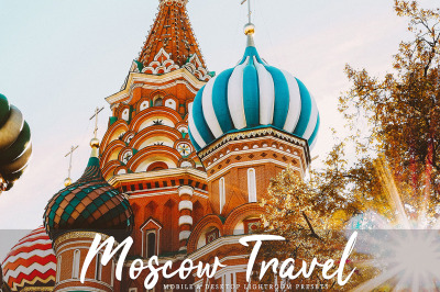 Moscow Travel Mobile &amp; Desktop Lightroom Presets Pack