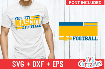 Football Template 005 | Cut File