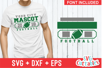 Football Template 009 | Cut File