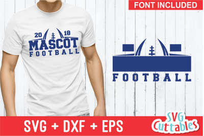 Football Template 0017 | Cut File