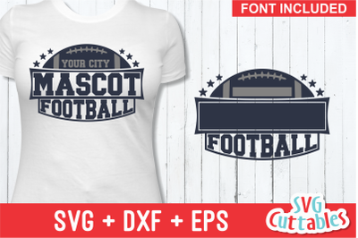 Football Template 0025 | Cut File