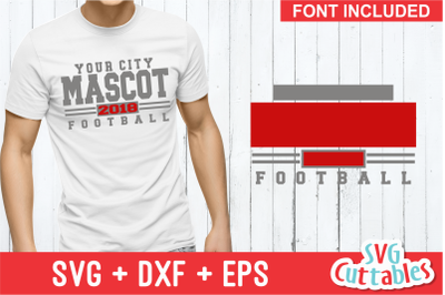 Football Template 0028 | Cut File