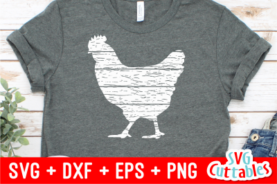 Distressed Chicken | Cut File