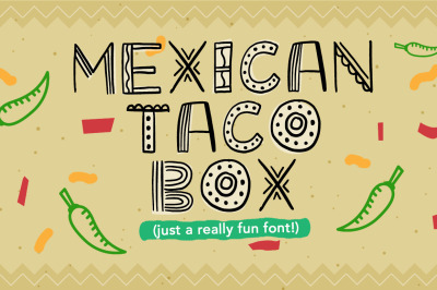 Mexican Taco Box