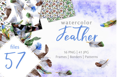 Feather Watercolor png