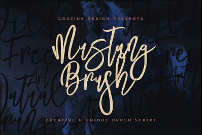 Mustang Brush Font