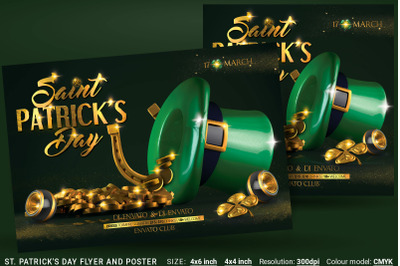 St. Patrick&#039;s Day Flyer And Poster