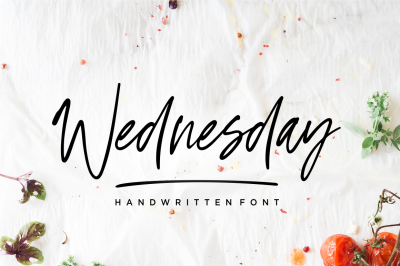 Wednesday Vibes - Handwritten Font