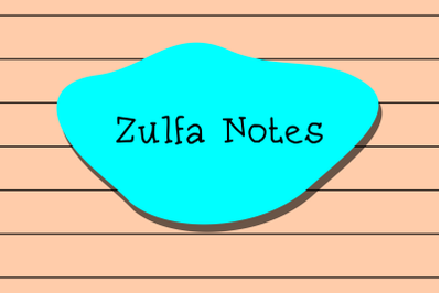 Zulfa Notes