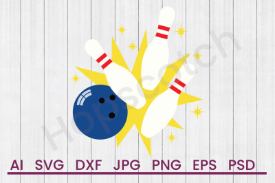 Ball &amp; Pins - SVG File, DXF File