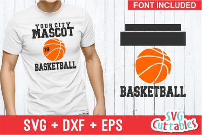 Basketball Template 001 | Cut File