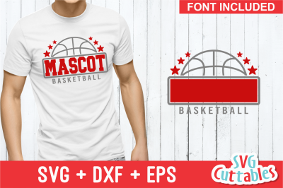 Basketball Template 007 | Cut File