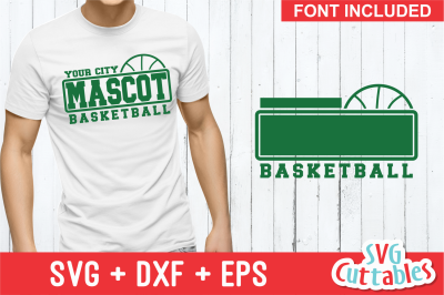 Basketball Template 009 | Cut File