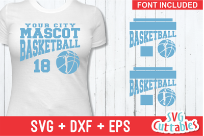 Basketball Template 0021 | Cut File