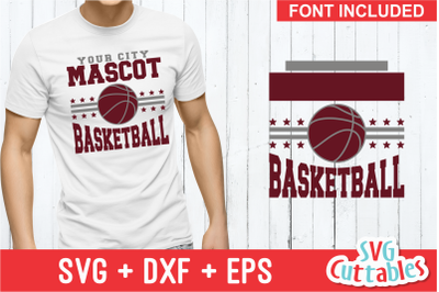 Basketball Template 0032 | Cut File