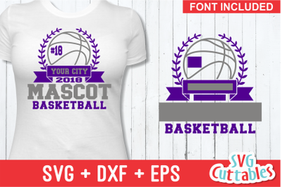 Basketball Template 0033 | Cut File