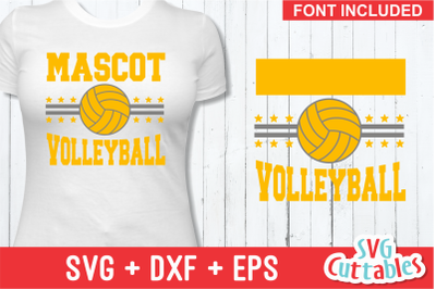 Volleyball Template 002 | Cut File