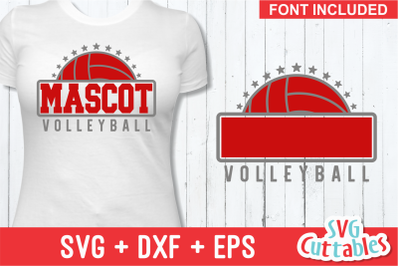 Volleyball Template 003 | Cut File