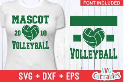 Volleyball Template 008 | Cut File