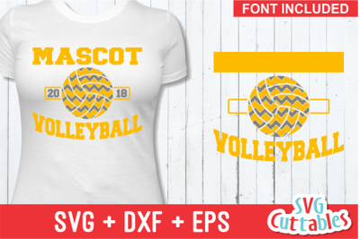 Volleyball Template 0011 | Cut File