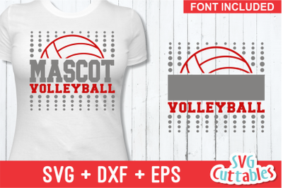 Volleyball Template 0012 | Cut File