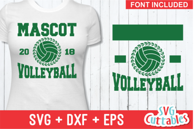 Volleyball Template 0017 | Cut File