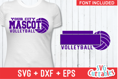 Volleyball Template 0018 | Cut File