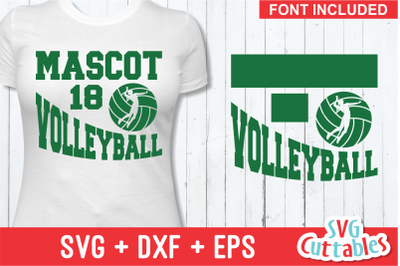 Volleyball Template 0022 | Cut File