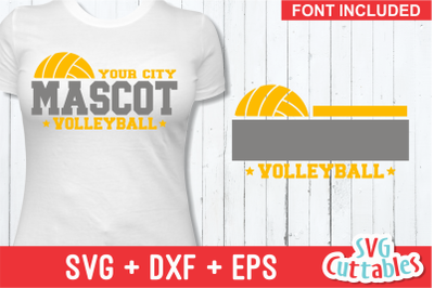 Volleyball Template 0029 | Cut File