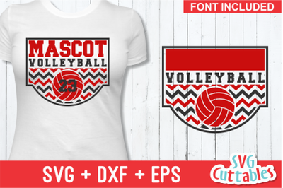Volleyball Template 0032 | Cut File