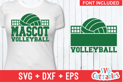 Volleyball Template 0034 | Cut File