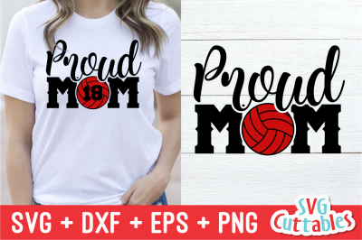 Proud Mom Volleyball | Cut File