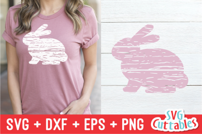 Distressed Easter Bunny | Easter Cut File