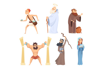 Historical illustrations of christian characters of holy bible