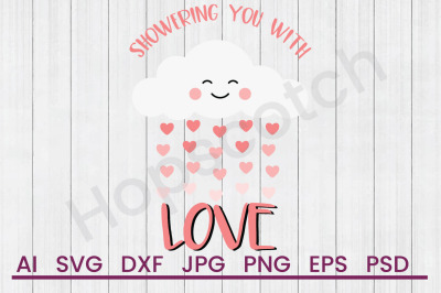 Showering With Love - SVG File&2C;DXF File