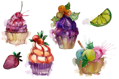 Dessert Deity Watercolor png