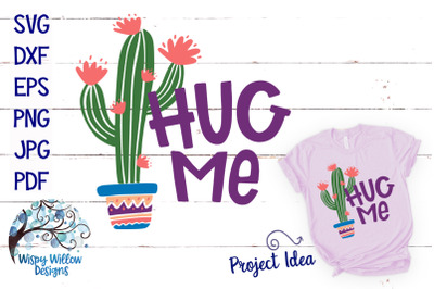 Hug Me Cactus SVG
