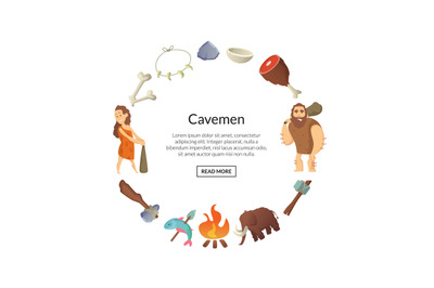 Vector cartoon cavemen