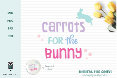 Carrots for the bunny - SVG file