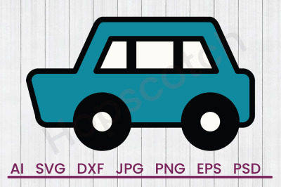 Toy Car - SVG File, DXF File