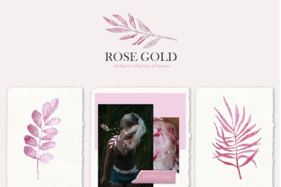 Rose gold - a brilliant collection