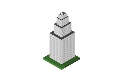 Isometric skyscraper