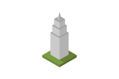 Isometric skyscraper