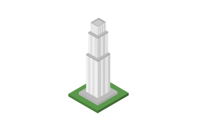 Isometric skyscraper