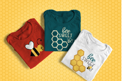 Bee Sweet Honeycomb | SVG | PNG | DXF