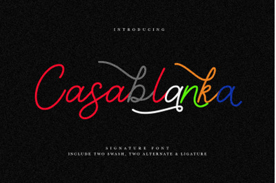 Casablanka Script