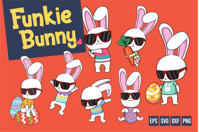 Funkie Bunny SVG Collection