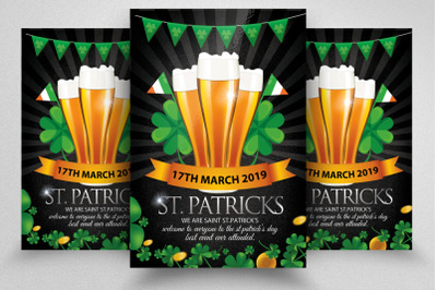 Saint Patrick Day Flyer Template