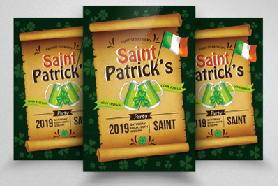 Saint Patrick Day Flyer Template